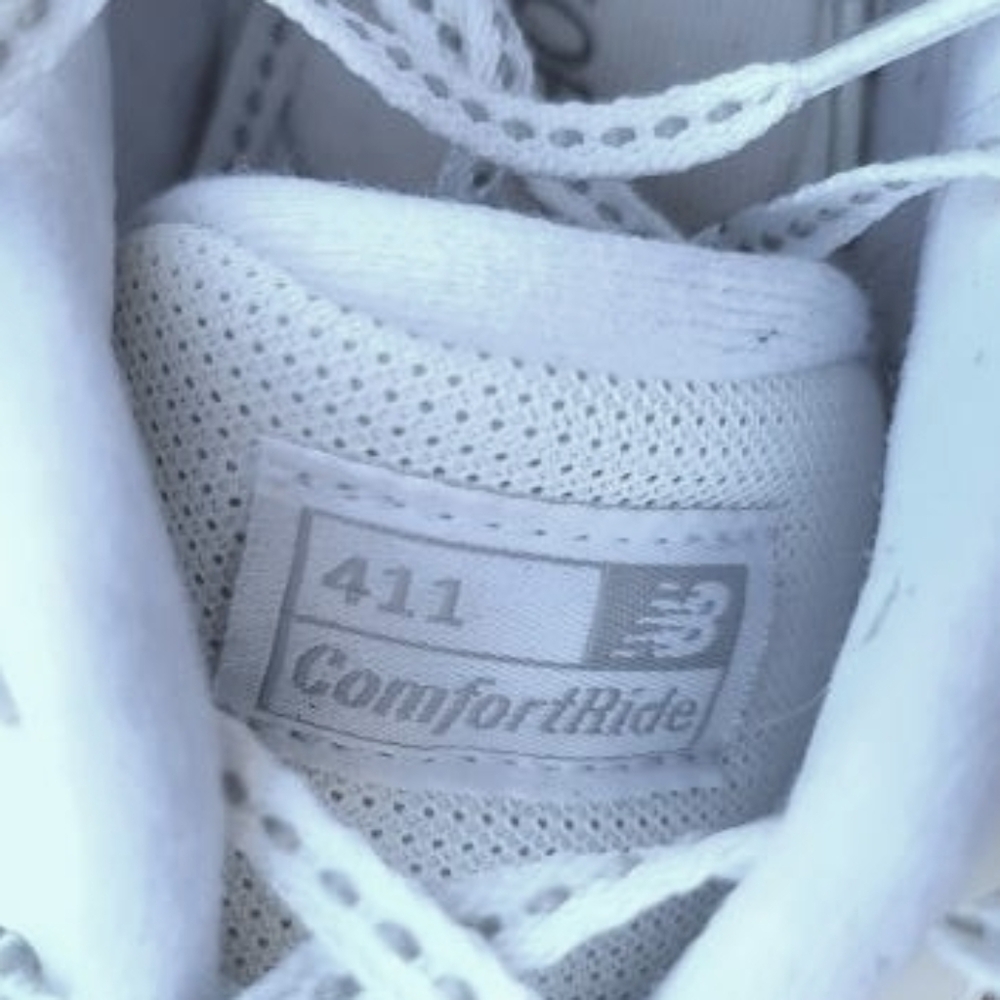 New Balance 411 White Leather Athletic Tennis Walk Run Shoe Sneaker Women 10 - Picture 8 of 10